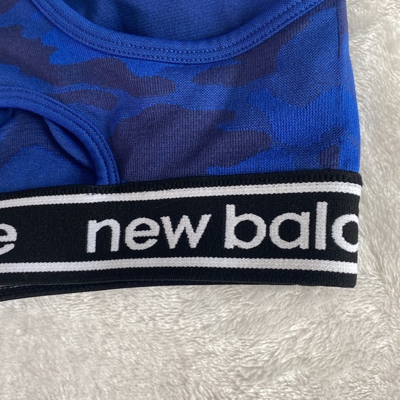 New Balance blue camo sports racerback bra - Picture 14 of 16
